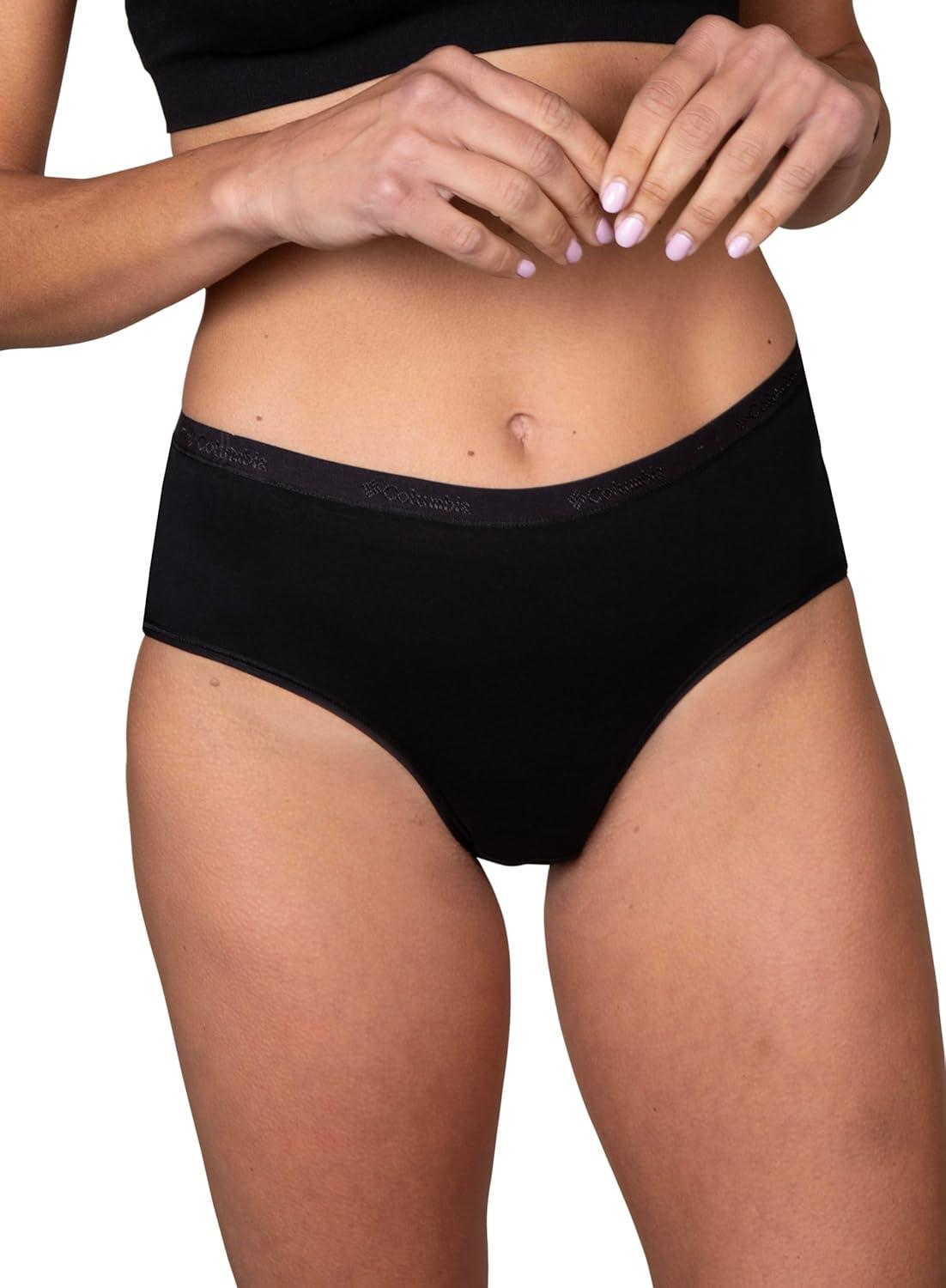 imageColumbia Womens 4way Stretch Cotton Brief 5packBlack
