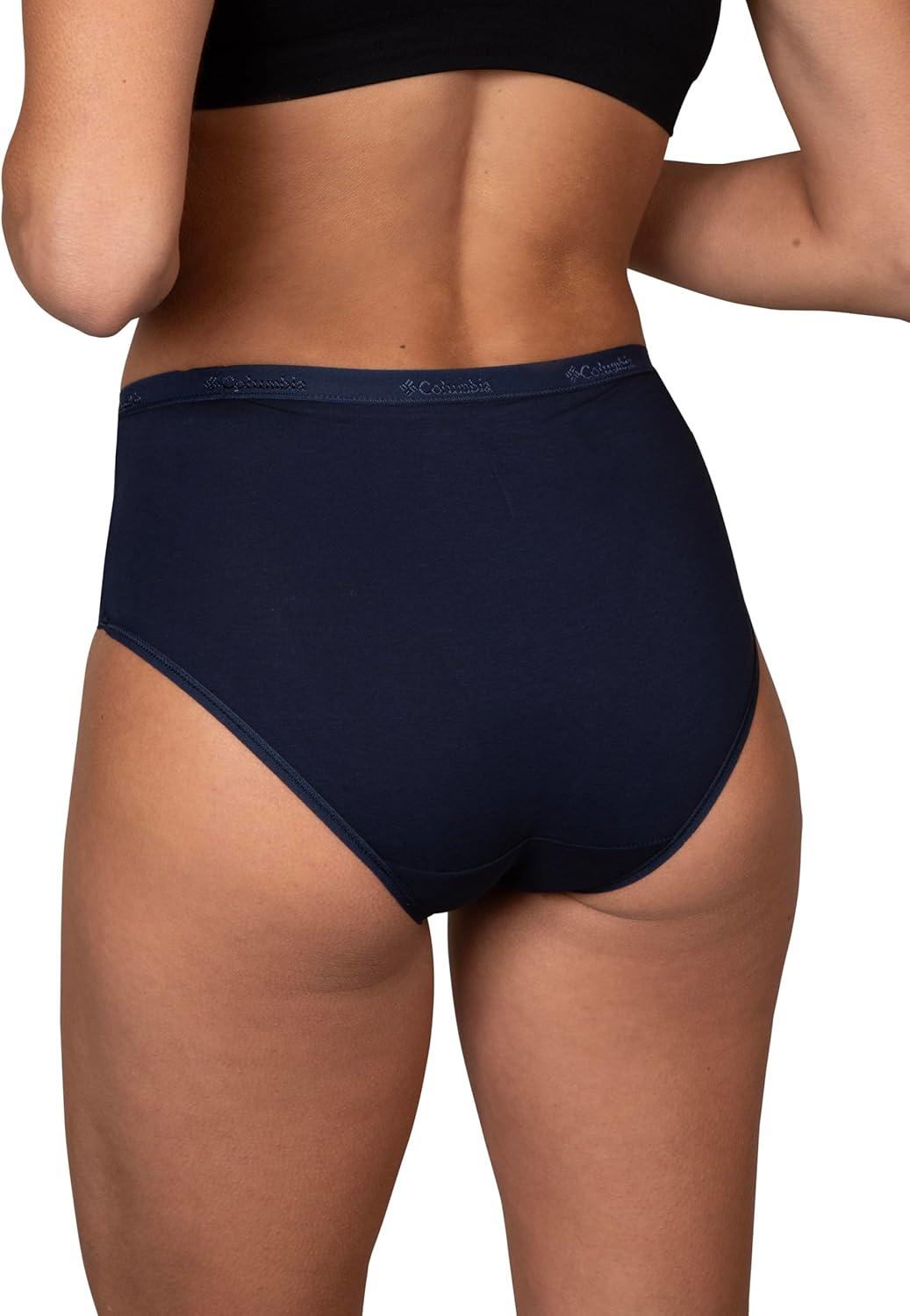 imageColumbia Womens 4way Stretch Cotton Brief 5packNavyPinkNudeBluePurple
