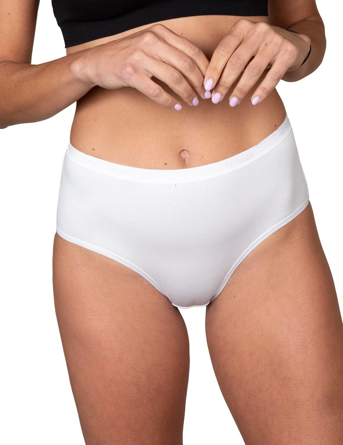 imageColumbia Womens 4way Stretch Cotton Brief 5packWhite