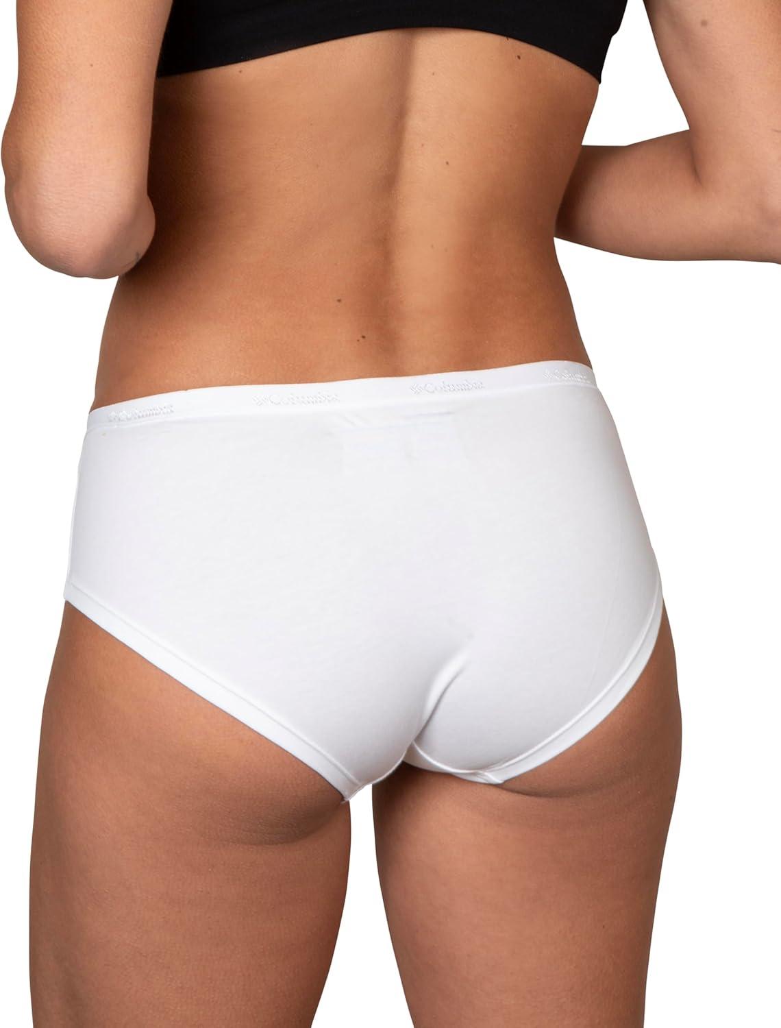 imageColumbia Womens 4way Stretch Cotton Hipster 5packWhite