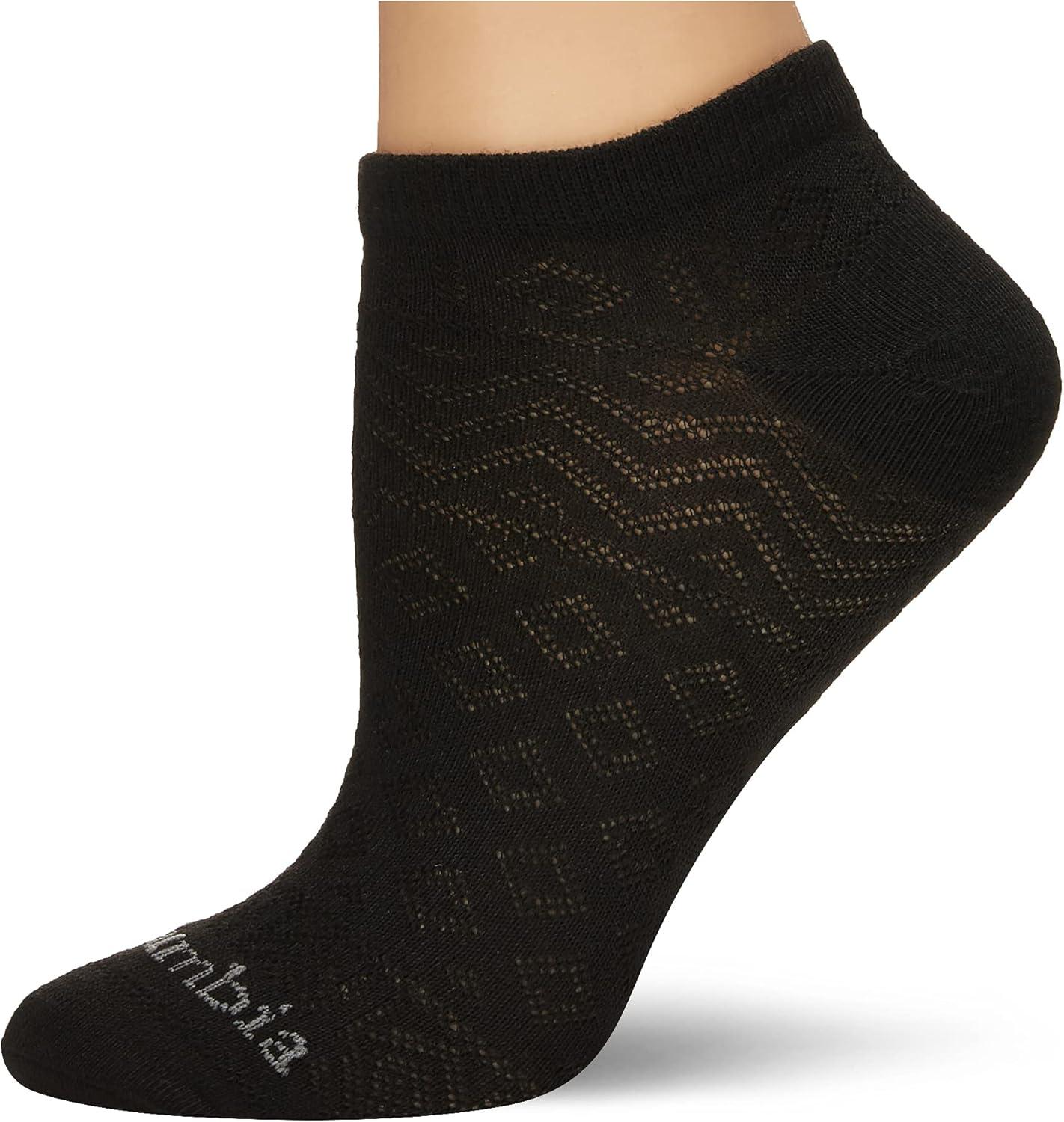 imageColumbia Womens 6 Pack Mesh No Show SocksBlack