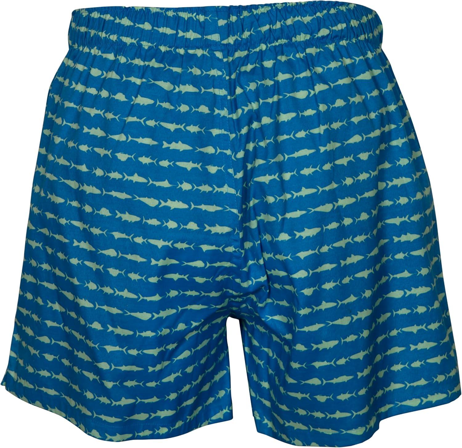 imageColumbia mens Pfg Woven Boxer Short 3 PackBlueNavyLt Green