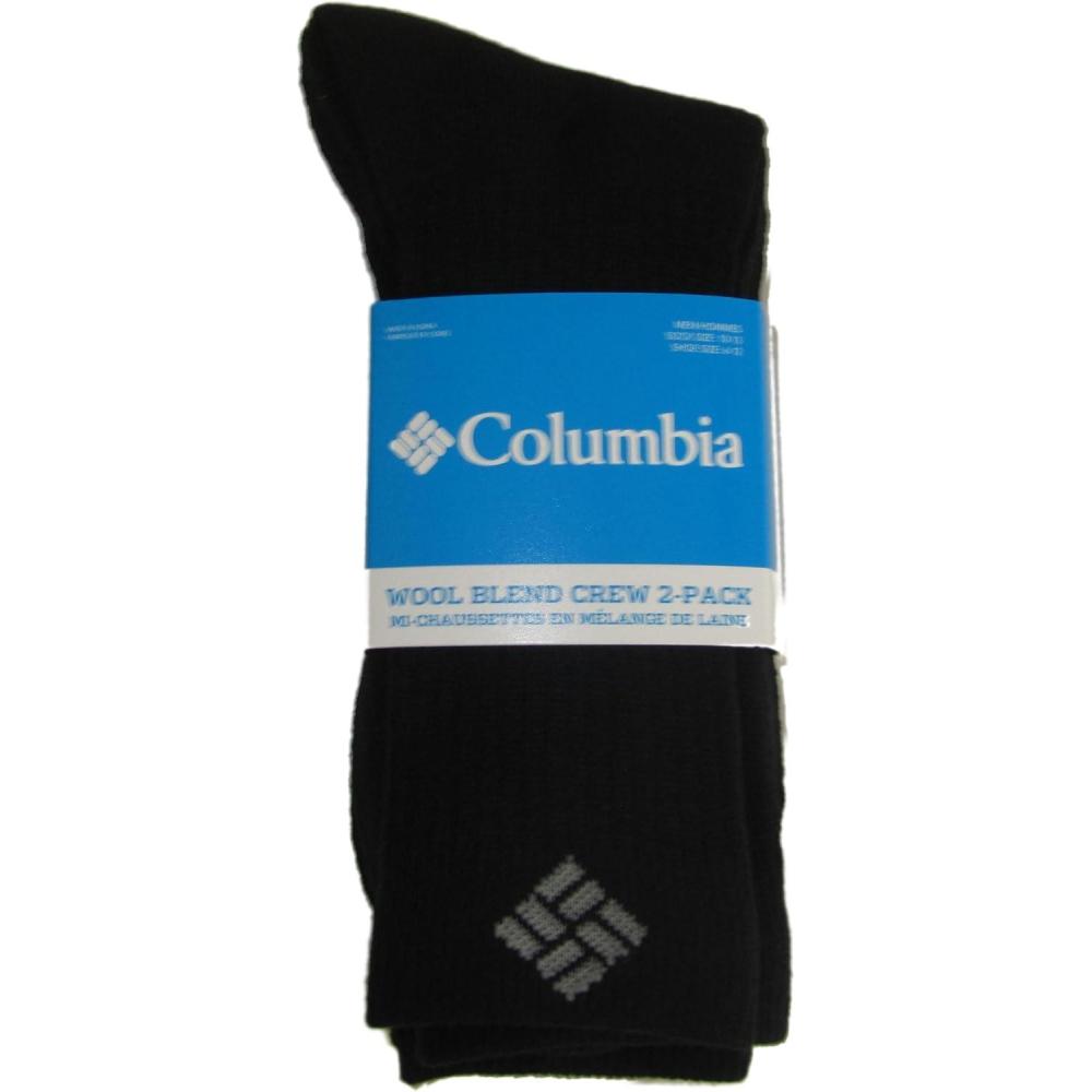 imageColumbia Mens Moisture Control Crew Socks MultipackBlack
