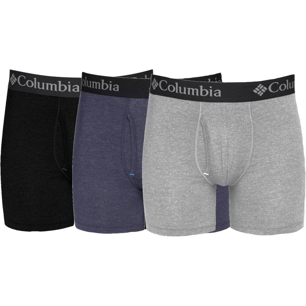 imageColumbia Mens Tri Blend 3 PackBlackGreyNavy