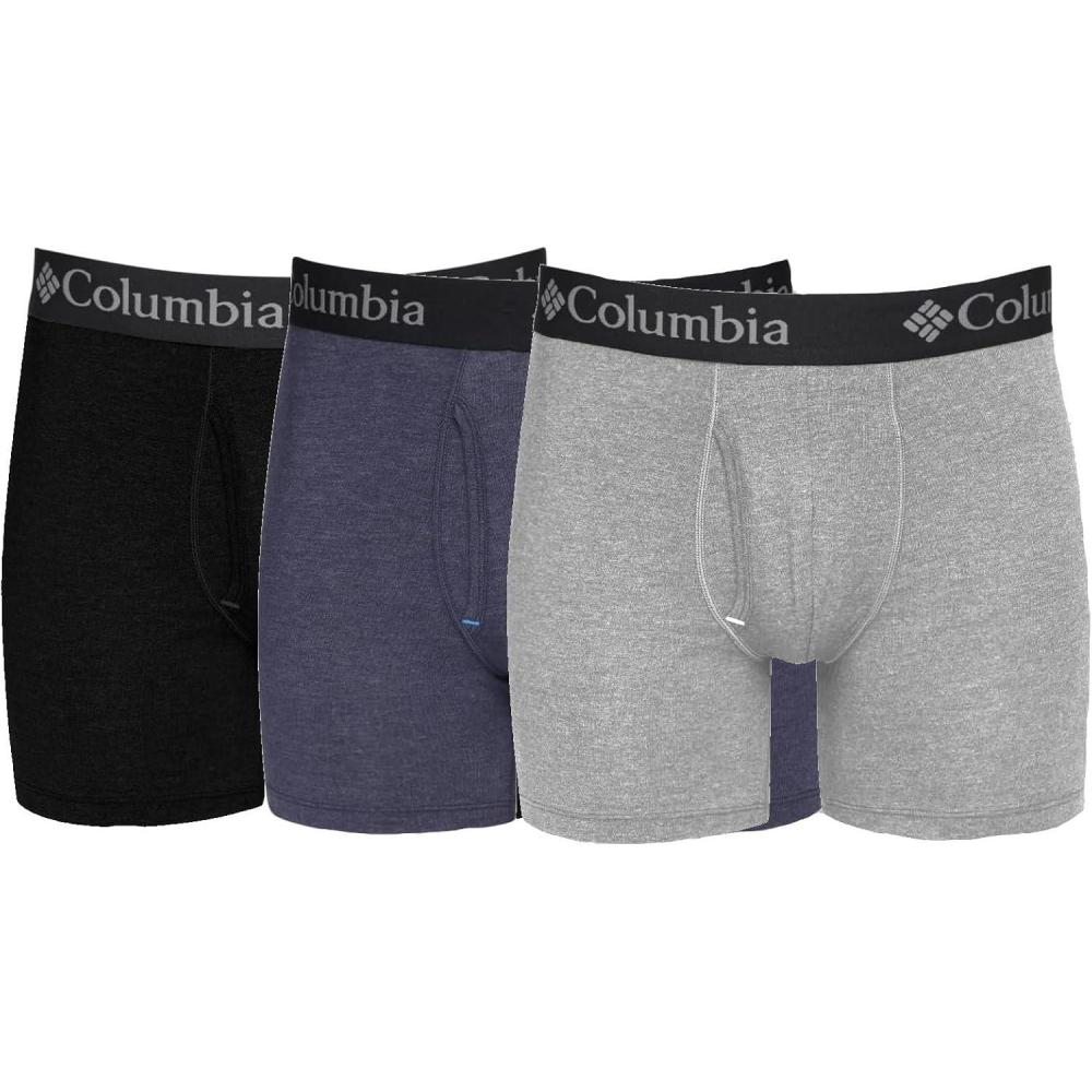 imageColumbia Mens Tri Blend 3 PackBlkCol GyC Nv