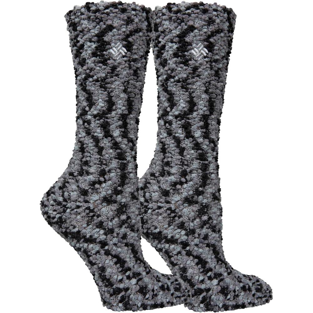 imageColumbia Womens 1 Pack Popcorn Cozy Crew SocksBlack