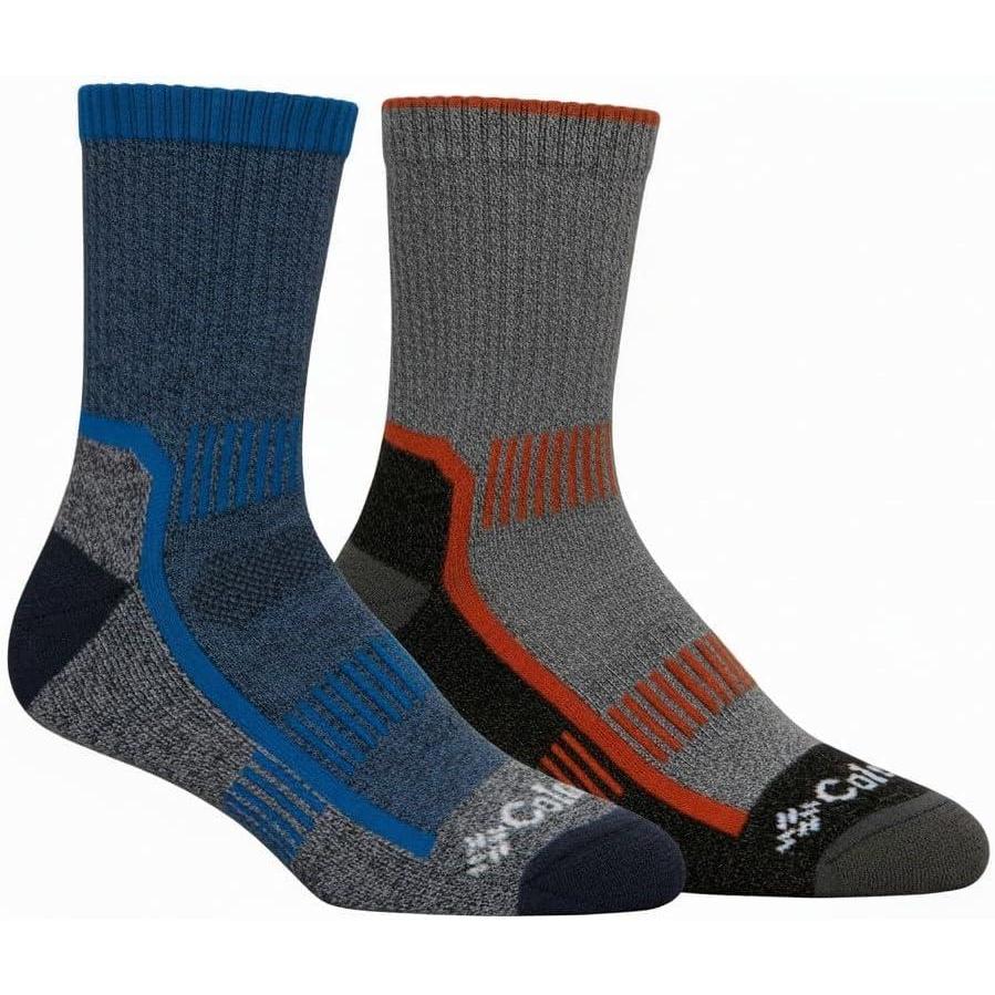imageColumbia mens Everywhere Work Crew SocksCollegiate NavyGrey