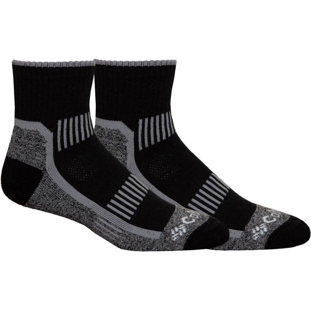 imageColumbia mens Everywhere Work Quarter SocksBlack