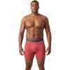 Columbia Men’s [Amazon Exclusive] Big & Tall Support Pouch Boxer Brief Underwear 4-Pack(Red/Stone)