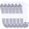 Columbia Men’s Athletic Cushioned Arch Support No Show Socks Multipack(White)