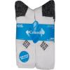 Columbia Men’s Moisture Control Crew Socks Multipack, White (6 Pairs), 6-12