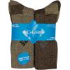 Columbia Men’s Moisture Control Crew Socks Multipack(Khaki/Brown (6 Pairs))