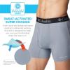 Columbia Men’s Omni Freeze Zero Boxer Brief 3 Pack(Mountain Red/Bluestone/Navy)