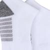 Columbia Men’s Quarter Cushioned Arch Support Socks (6-Pack)(Grey/White (6 Pairs))