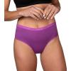 Columbia Women’s 4-way Stretch Cotton Brief 5-pack(Navy/Pink/Nude/Blue/Purple)