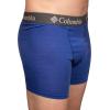 Columbia mens Performance Boxer Brief(Grey/Blue/Red)