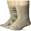 Khaki/Brown Stripe (4 Pairs)