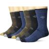 Khaki/Navy/Brown/Black (6 Pairs)