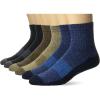 Khaki/Navy/Brown/Black (6 Pairs)