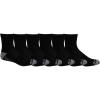 Black/Columbia Grey (6 Pairs)