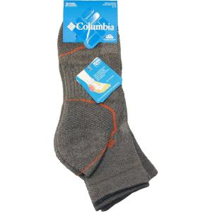 Columbia Men’s Everyday Quarter Socks Multipack(Charcoal)