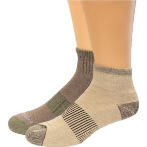Columbia Men’s Everyday Quarter Socks Multipack(Khaki/Brown (4 Pairs))