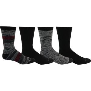 Columbia Men’s Moisture Control Crew Socks Multipack(Black/Dye)