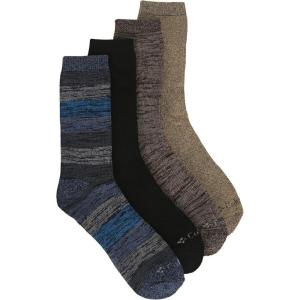 Columbia Men’s Moisture Control Crew Socks Multipack(Trees/Black)