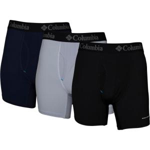 Columbia Men’s Omni Freeze Zero Boxer Brief 3 Pack(Navy/Grey/Black)