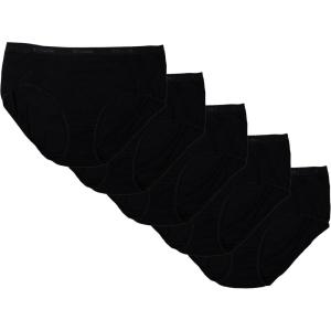 Columbia Women’s 4-way Stretch Cotton Brief 5-pack(Black)