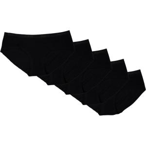 Columbia Women’s 4-way Stretch Cotton Hipster 5-pack(Black)