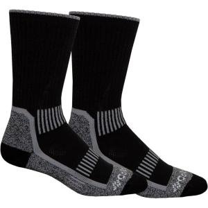 Columbia mens Everywhere Work Crew Socks(Black)