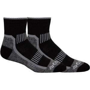 Columbia mens Everywhere Work Quarter Socks(Black)