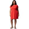 Columbia Women’s Chill River Short Sleeve Dress(Poppy Red)
