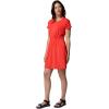 Columbia Women’s Chill River Short Sleeve Dress(Poppy Red)