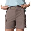 Columbia Women’s Silver Ridge Elite Short, Iron, 6 x 6