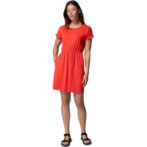Columbia Women’s Chill River Short Sleeve Dress(Poppy Red)