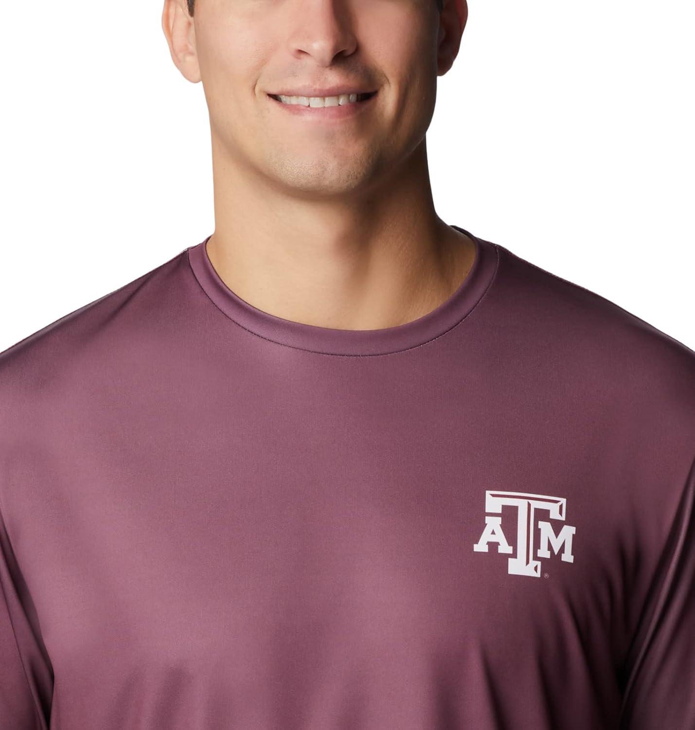 imageColumbia Mens Collegiate Terminal Tackle SS ShirtTam Deep Maroon