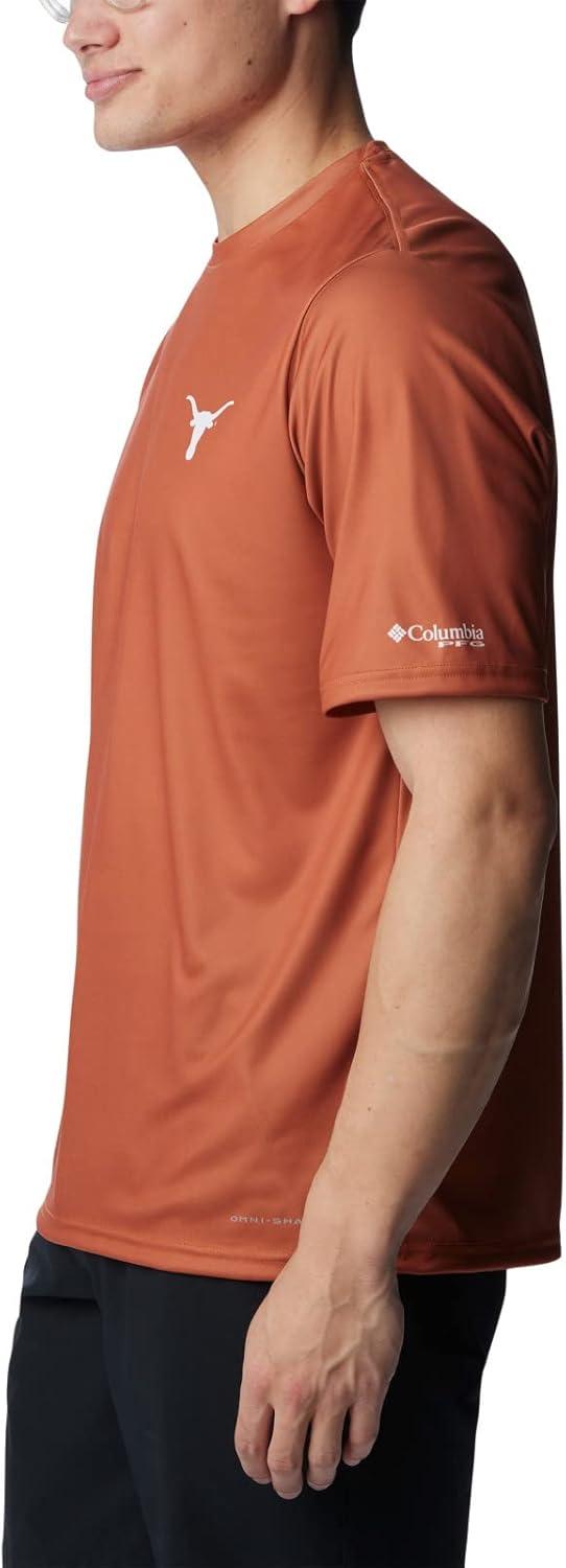 imageColumbia Mens Collegiate Terminal Tackle SS ShirtTex Cedar