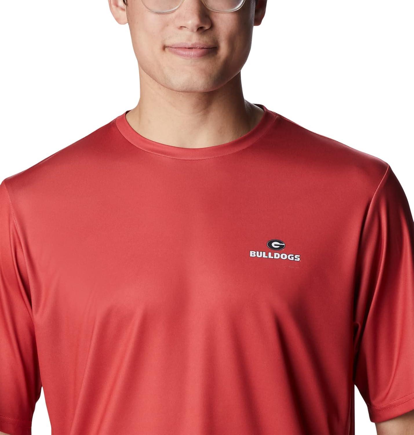 imageColumbia Mens Collegiate Terminal Tackle SS ShirtUga Bright Red