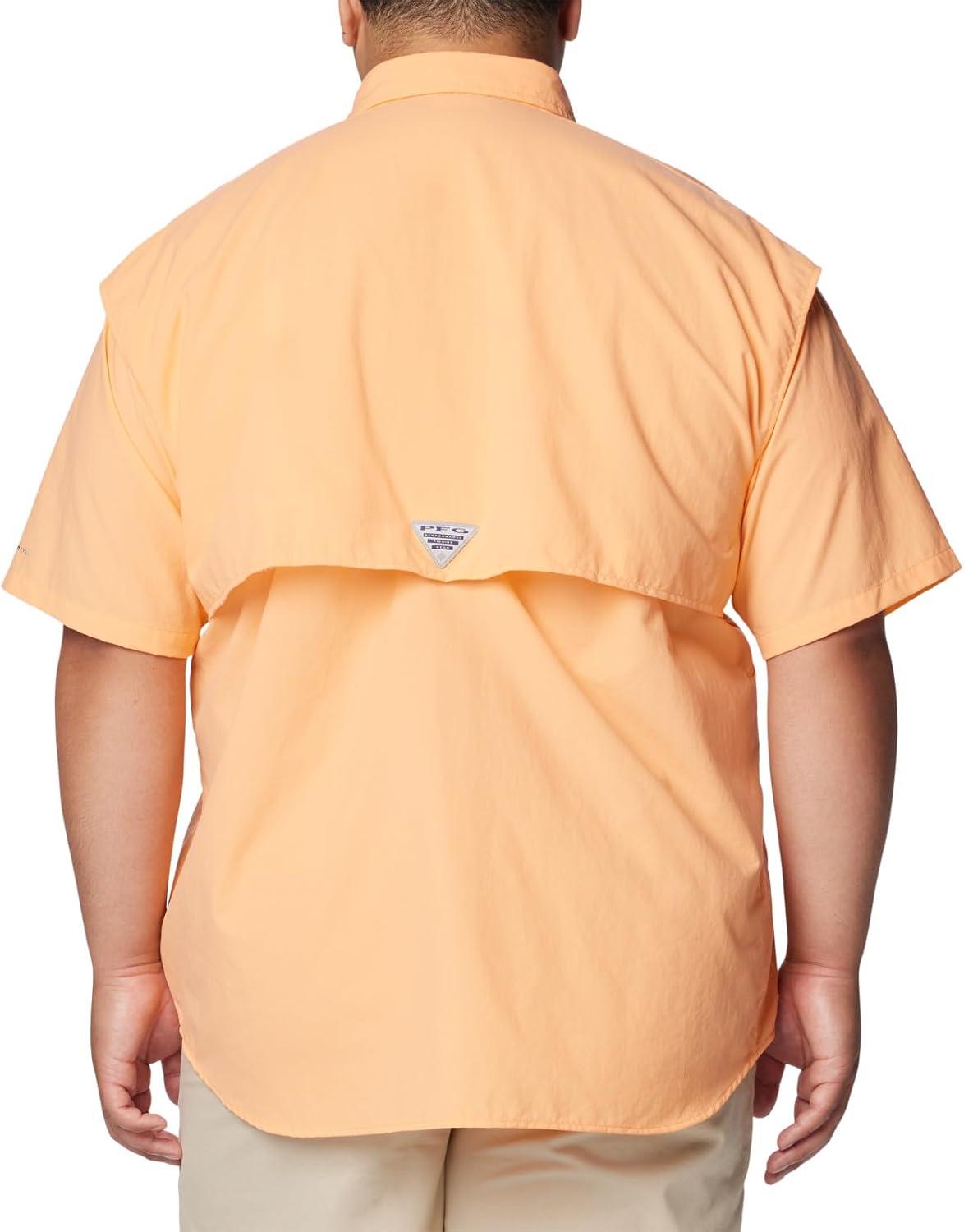 imageColumbia Mens PFG Bahama II Short Sleeve Fishing ShirtBright Nectar