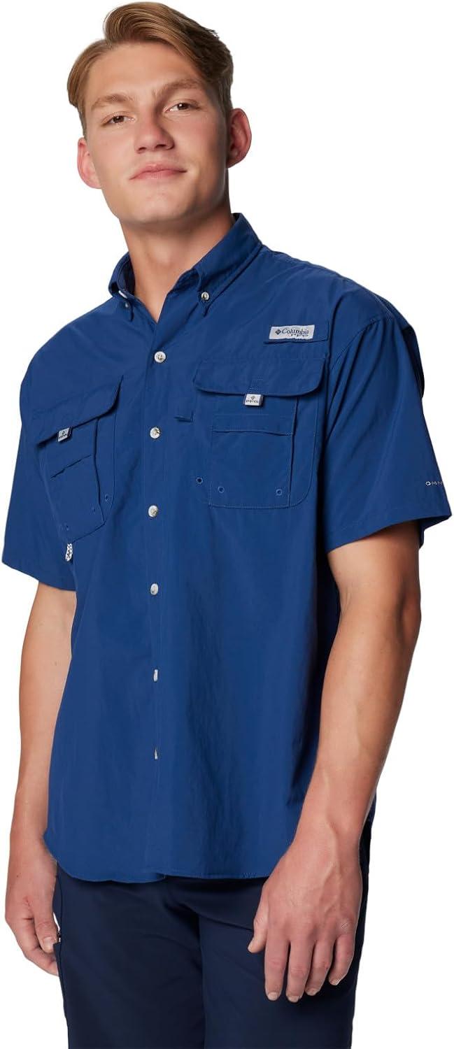 imageColumbia Mens PFG Bahama II Short Sleeve Fishing ShirtCarbon