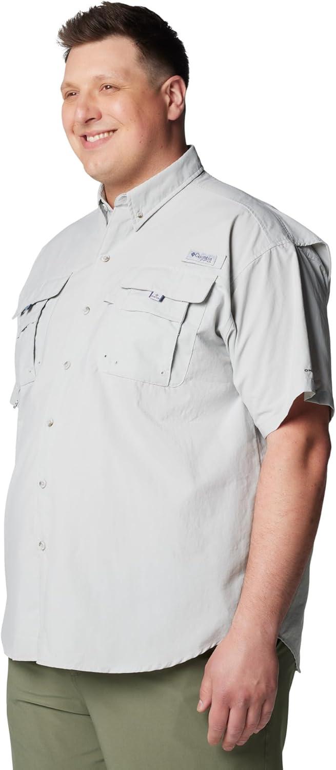 imageColumbia Mens PFG Bahama II Short Sleeve Fishing ShirtCool Grey