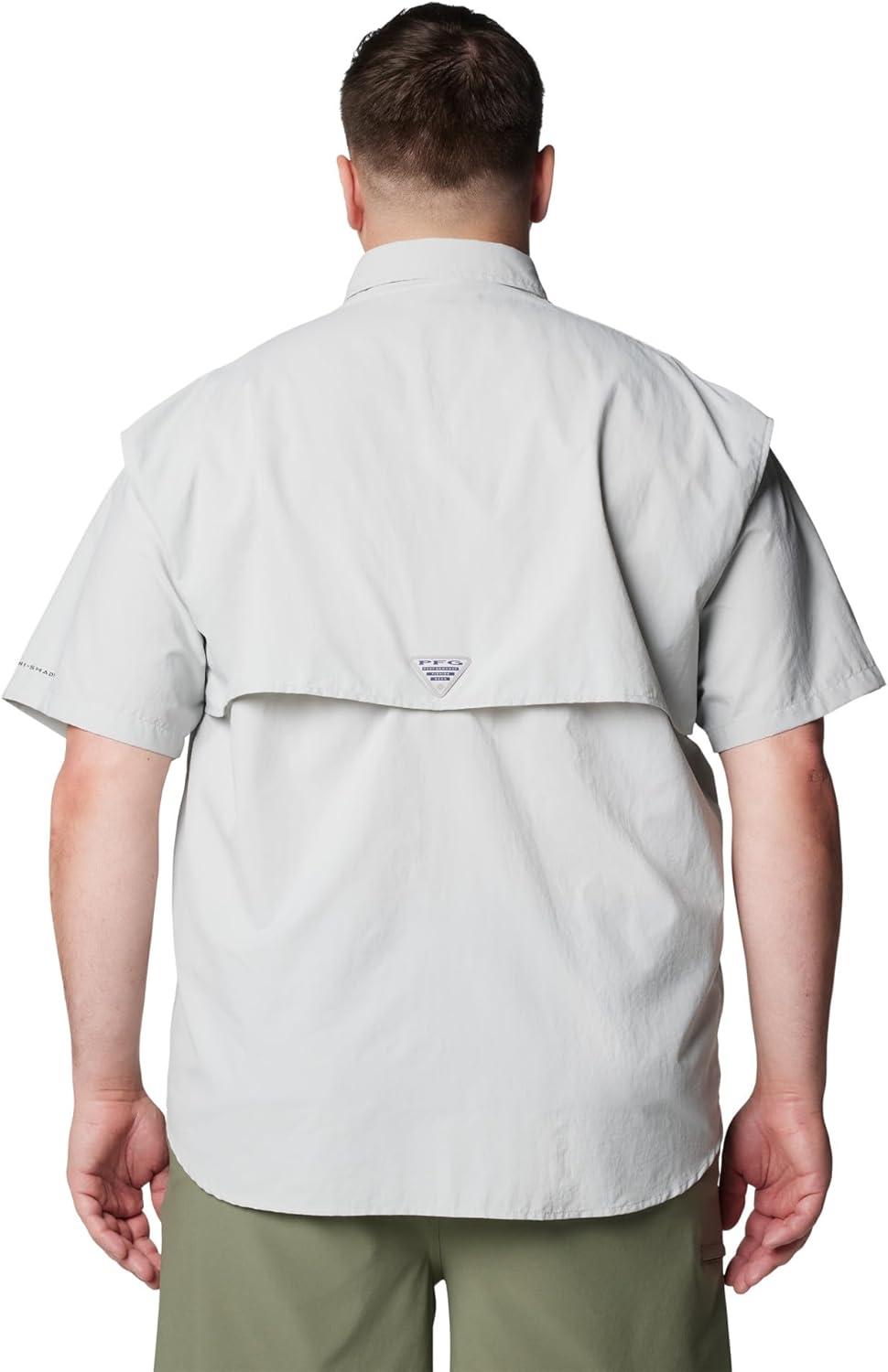 imageColumbia Mens PFG Bahama II Short Sleeve Fishing ShirtCool Grey