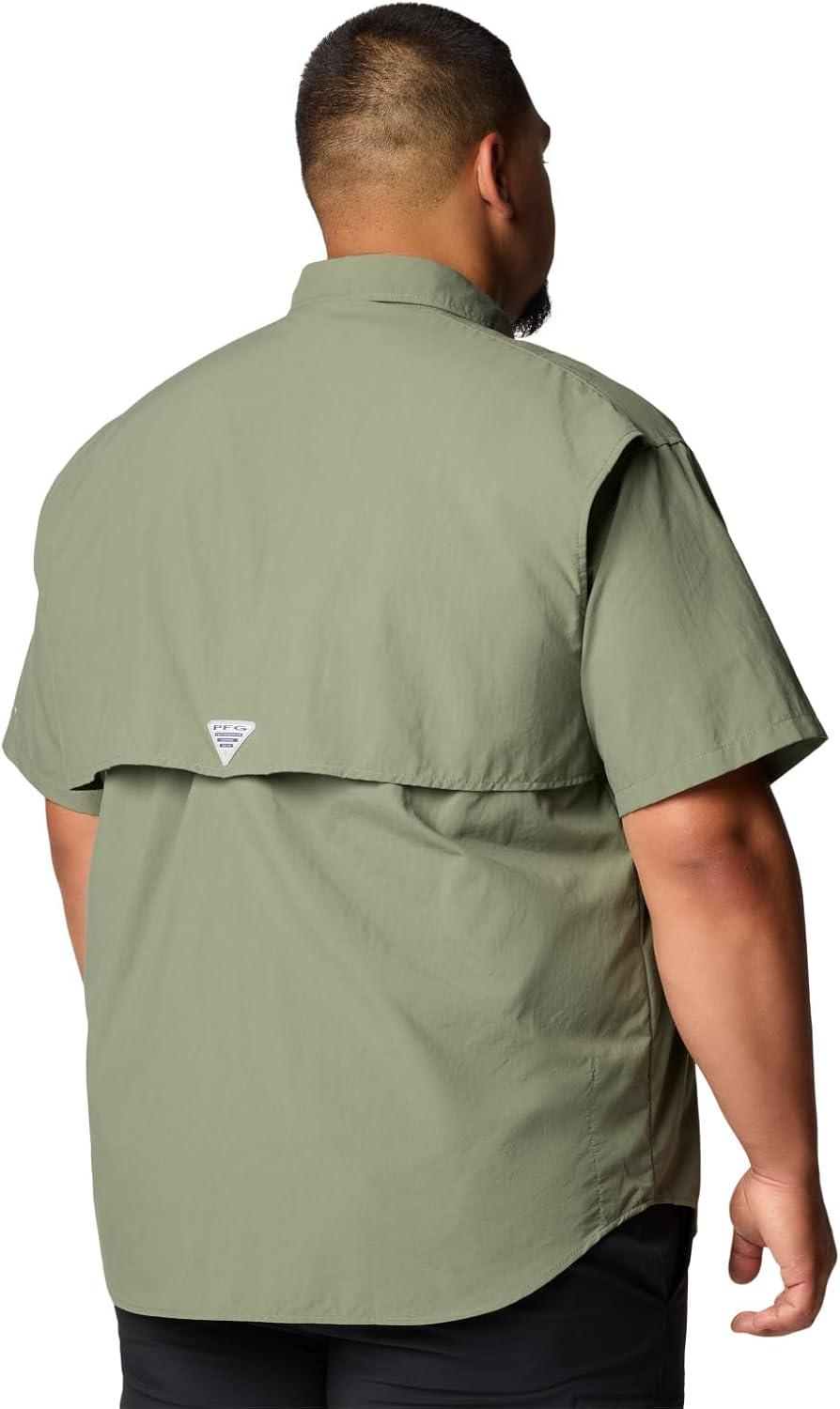 imageColumbia Mens PFG Bahama II Short Sleeve Fishing ShirtCypress