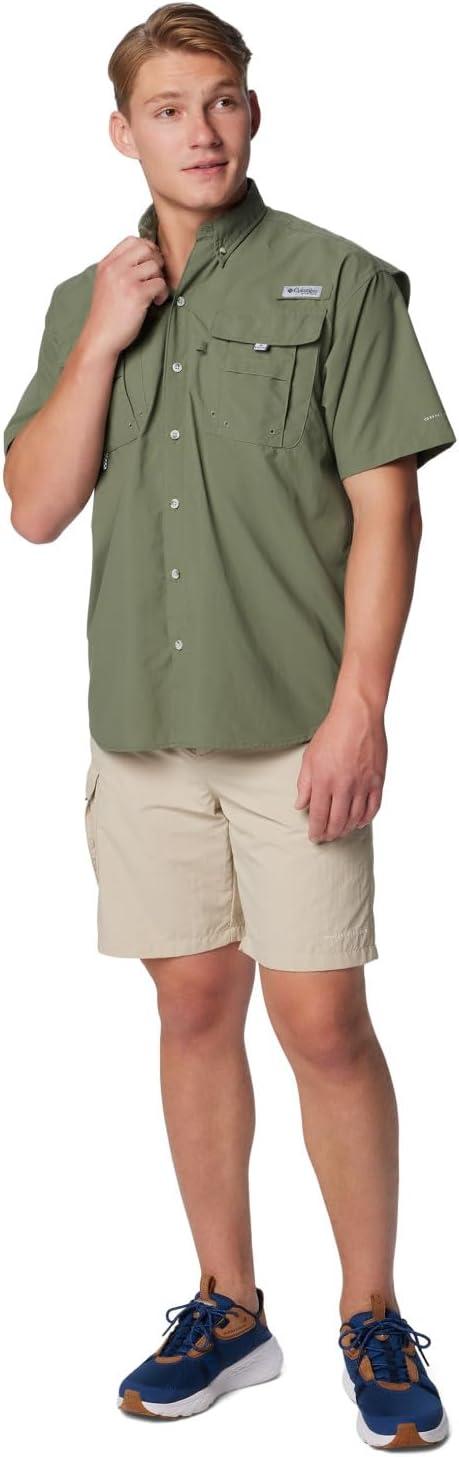 imageColumbia Mens PFG Bahama II Short Sleeve Fishing ShirtCypress