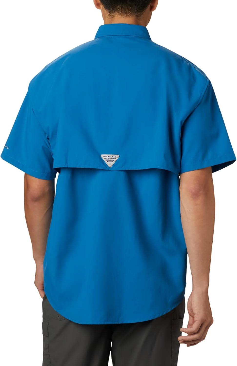 imageColumbia Mens PFG Bahama II Short Sleeve Fishing ShirtDark Pool