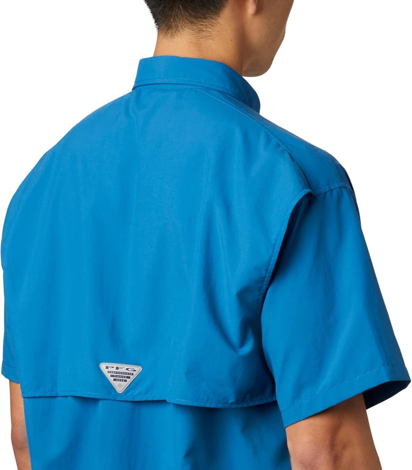 imageColumbia Mens PFG Bahama II Short Sleeve Fishing ShirtDark Pool