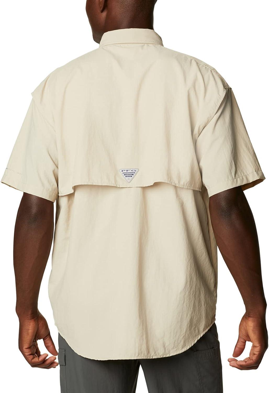 imageColumbia Mens PFG Bahama II Short Sleeve Fishing ShirtFossilRealtree Edge