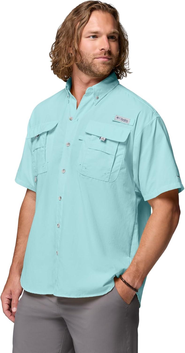 imageColumbia Mens PFG Bahama II Short Sleeve Fishing ShirtGulf Stream